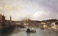 Vista de Verona y el río Adige desde el Ponte Nuovo urbano Bernardo Bellotto